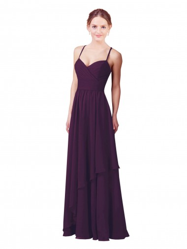 Cheap Roman Style Luxe Chiffon Bridesmaid Dress Perth