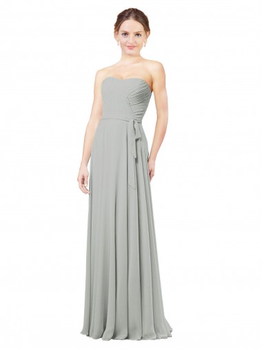 Cheap Delicately Draped Chiffon Bridesmaid Dress Perth