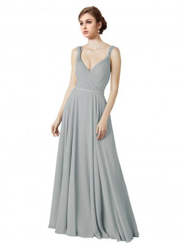 Cheap Figure Flattering Chiffon Bridesmaid Dress with Beaded Detail Perth