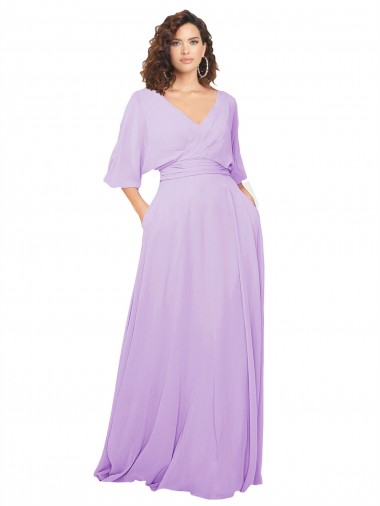Cheap Chiffon Bridesmaid Dress with Ruched Waist Perth