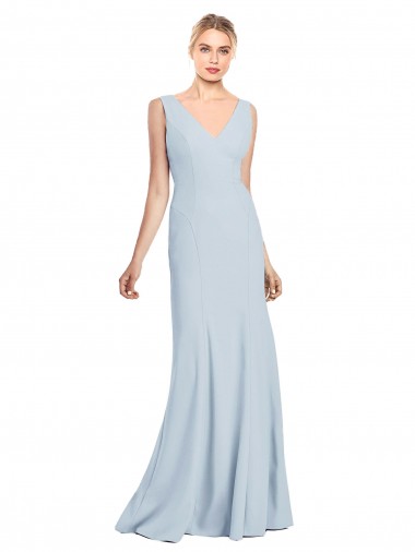 Cheap Sleeveless Seamed Bodice Trumpet Bridesmaid Dress / Prom Dress Perth