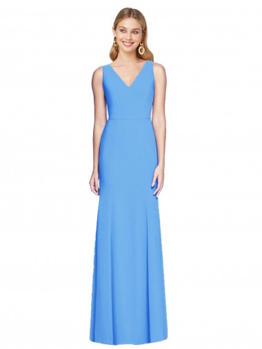 Cheap Flattering Trumpet Long Sleeveless Bridesmaid Dress / Prom Dress with Open Back Perth