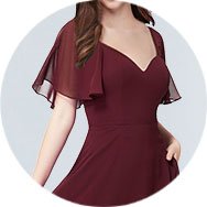 Cheap Flutter Sleeves Bridesmaid Dresses Perth