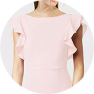Cheap Ruffle Sleeves Bridesmaid Dresses Perth